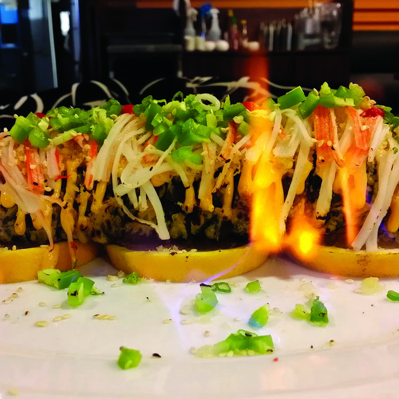 Flaming Sake Crunch