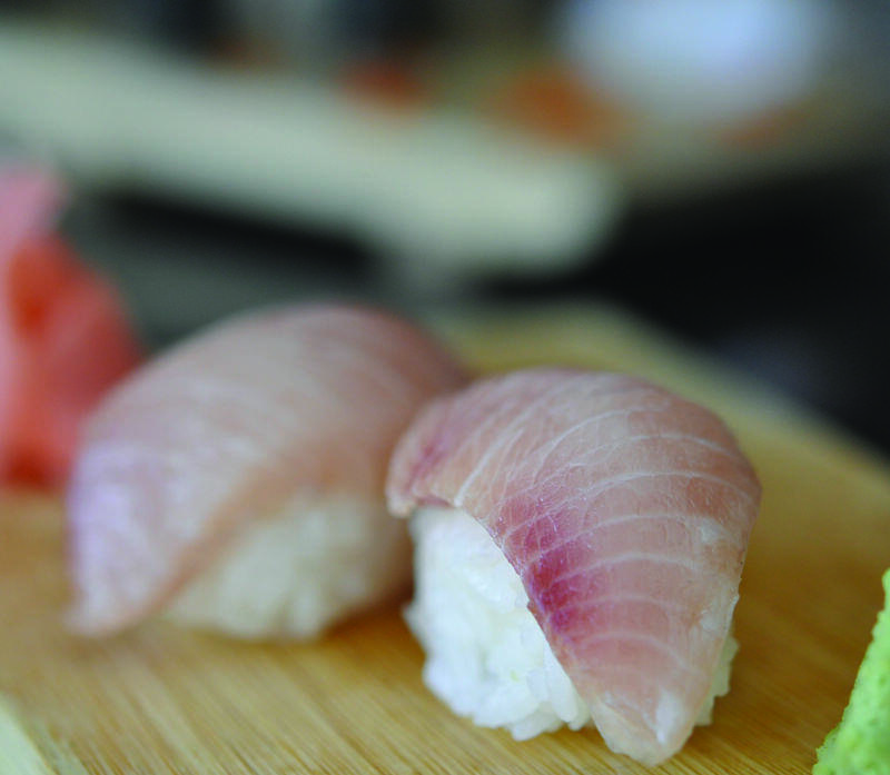 Japanese Snapper Sushi